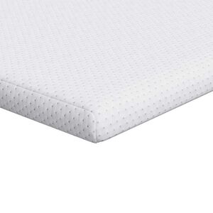 vidaXL Matratzenauflage Wei&szlig; 70 x 200 cm Jacquard Stoff