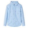 vidaXL Kinderhemd Hellblau 128