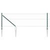 vidaXL Zaunpfosten Gr&uuml;n 25 x 0,8 m (50 mm Mesh) Stahl und PVC