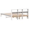 vidaXL Massivholzbett ohne Matratze Wei&szlig; 140x200 cm Kiefernholz