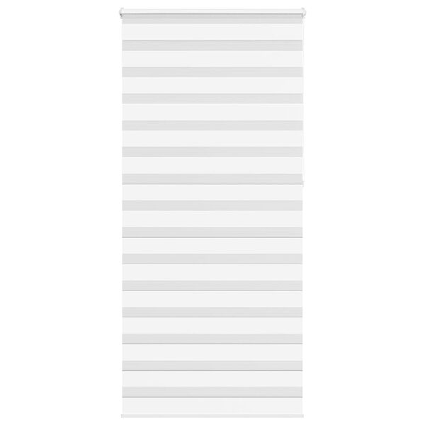 vidaXL Doppelrollo Weiß 115x230 cm Stoffbreite 110,9 cm Polyester