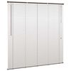 vidaXL Venetianer Jalousie Dunkelbraun mit Muster 150 x 140 cm PVC