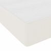 vidaXL Bettrahmen mit Matratze Creme 80 x 200 cm Stoff