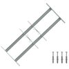 vidaXL Sicherheitsgitter f&uuml;r Fenster mit 2 Querstangen 3 pcs