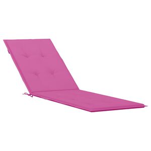 vidaXL Liegestuhl-Auflage Rosa Oxford-Gewebe