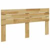 vidaXL Kopfteil 140 cm Massivholz Eiche