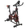 vidaXL Spinningbike Vexor Sport 120 kg Schwarz und Rot