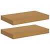 vidaXL Wandregal 2 pcs Beige 40 x 23,5 x 4 cm Holzwerkstoff