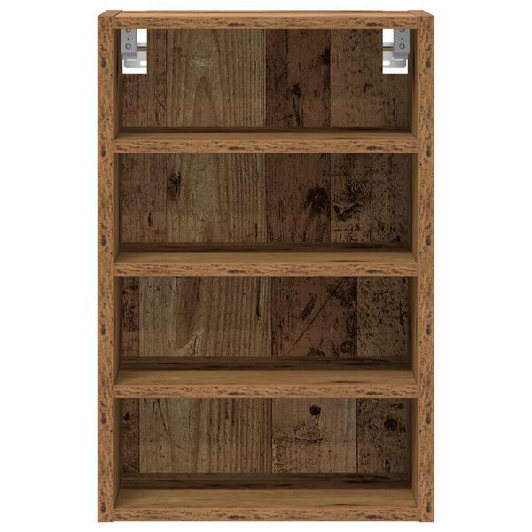 vidaXL H&auml;ngeschrank Riga Altholz-Optik 40x29,5x60 cm Holzwerkstoff