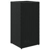 vidaXL Pflanzk&uuml;bel 2 Stk. Schwarz 30x30x60 cm Poly Rattan