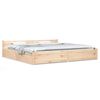 vidaXL Bett mit Schubladen 200x200 cm