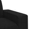 vidaXL Sofa 2 pcs Schwarz 182 x 80 x 82 cm Stoff