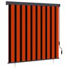 vidaXL Rollo Orange und Braun 180 x 250 cm Stoff und Aluminium