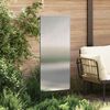 vidaXL Garten Sichtschutz-Leinwand Silber 50 x 140 cm Edelstahl