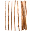 vidaXL Staketenzaun Haselnuss 120x250 cm