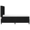 vidaXL Boxspringbett mit Matratze Schwarz 90 x 190 cm Stoff