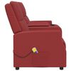 vidaXL 2-Sitzer Massagesessel Weinrot Kunstleder