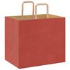 vidaXL Papiertragetaschen 50 Stk. mit Henkeln Rot 32x22x28 cm