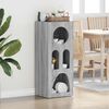 vidaXL Sideboard Graues Sonoma 40 x 35 x 100,5 cm Holzwerkstoff