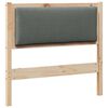 vidaXL Kopfteil Sonstiges Braun 90 cm Massivholz Kiefer