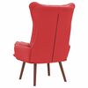 vidaXL Sessel Rot 69 x 74 x 93 cm Kunstleder