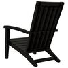 vidaXL Adirondack-Gartenstühle 2 Stk. Schwarz Polypropylen