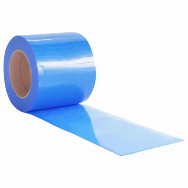 vidaXL T&uuml;rvorhang Blau 200x1,6 mm 25 m PVC