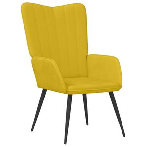 vidaXL Relaxsessel Senfgelb Samt