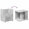 vidaXL Magazinregal mit Regal Beton Grau 35 x 35 x 45 cm Holzwerkstoff