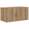 vidaXL TV-Schrank-Set Wandmontiert 3 pcs Artisan-Eiche 60 x 30 x 30 cm