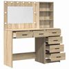 vidaXL Schminktisch mit Regal Braun 78,5 x 41 x 135 cm Holzwerkstoff