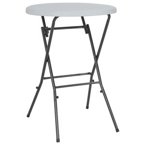 vidaXL Bartisch Klappbar Wei&szlig; 80x110 cm HDPE