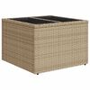 vidaXL Gartensofa-set mit Kissen 9 pcs Beige und Hellgrau Poly-Rattan