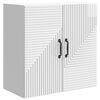 vidaXL Wandschrank Hochglanz Wei&szlig; 59 x 31 x 60 cm Holzwerkstoff