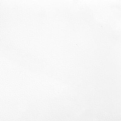 vidaXL Taschenfederkernmatratze Weiß 140x190x20 cm Kunstleder