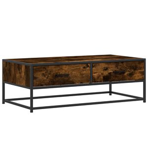 vidaXL Couchtisch R&auml;uchereiche 100x50x35 cm Holzwerkstoff und Metall