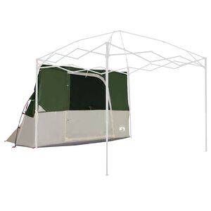 vidaXL Innenzelt mit Dach mit Speicher Gr&uuml;n 280 x 220 x 176 cm Taft