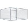 vidaXL Outdoor-Hundezwinger Verzinkter Stahl 2 x 2 x 1 m