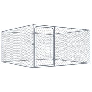 vidaXL Outdoor-Hundezwinger Verzinkter Stahl 2 x 2 x 1 m