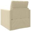 vidaXL Schlafsofa 60cm Creme Stoff