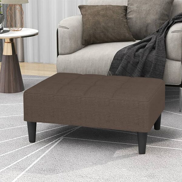 vidaXL Hocker Taupe Mikrofasergewebe