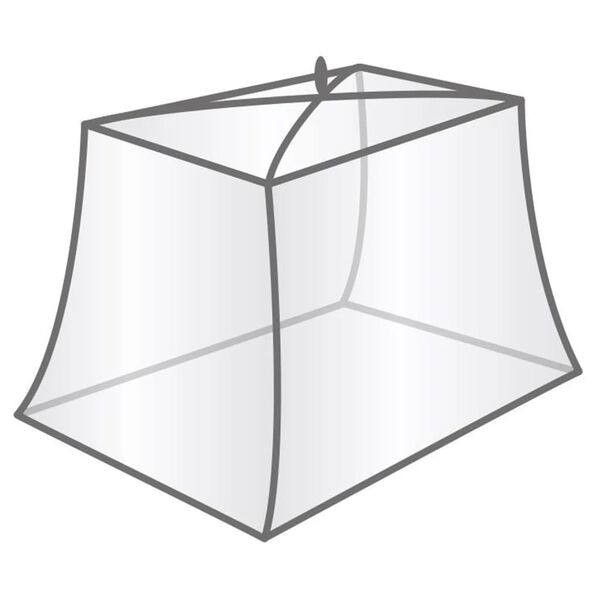 Travelsafe Moskitonetz Tropical W&uuml;rfelform 2 Personen Wei&szlig;