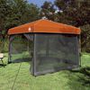 vidaXL Camping-Zelt-Set 2 pcs Grau und Orange Taffeta und Stoff
