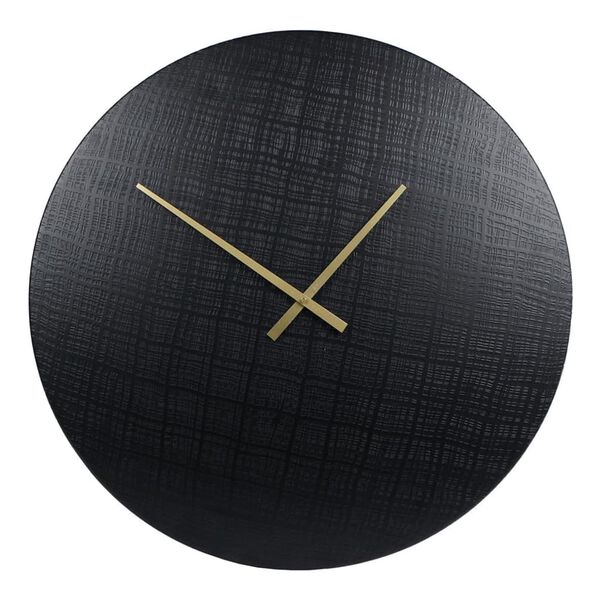 Gifts Amsterdam Wanduhr Zurich L Metall Schwarz 55 cm