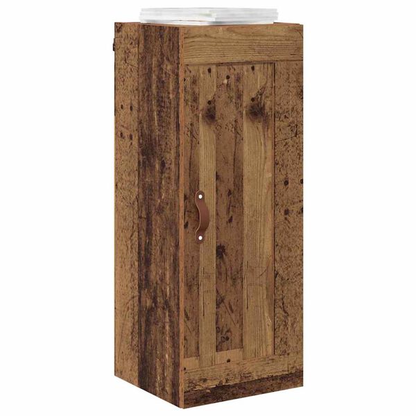 vidaXL Wandschrank Altholz 34,5 x 34 x 90 cm Holzwerkstoff