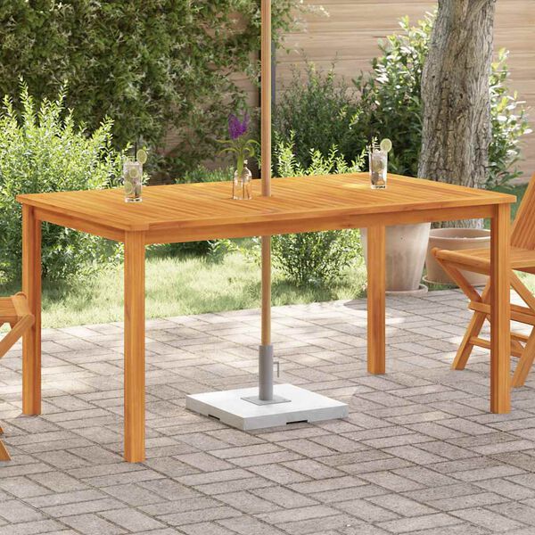 vidaXL Gartentisch 150x90x74 cm Massivholz Akazie