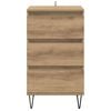 vidaXL Sideboard Artisan-Eiche 40 x 35 x 70 cm Verbundholz und Eisen
