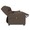 vidaXL 4-Sitzer Massagesessel Taupe Stoff