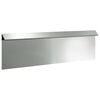 vidaXL Schneckenzaun 16 stk. 100 x 3,5 x 25 cm Verzinkter Stahl Silber