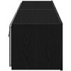 vidaXL TV-Wandschrank 2 pcs Schwarz Eichen-Optik 80 x 35 x 31 cm